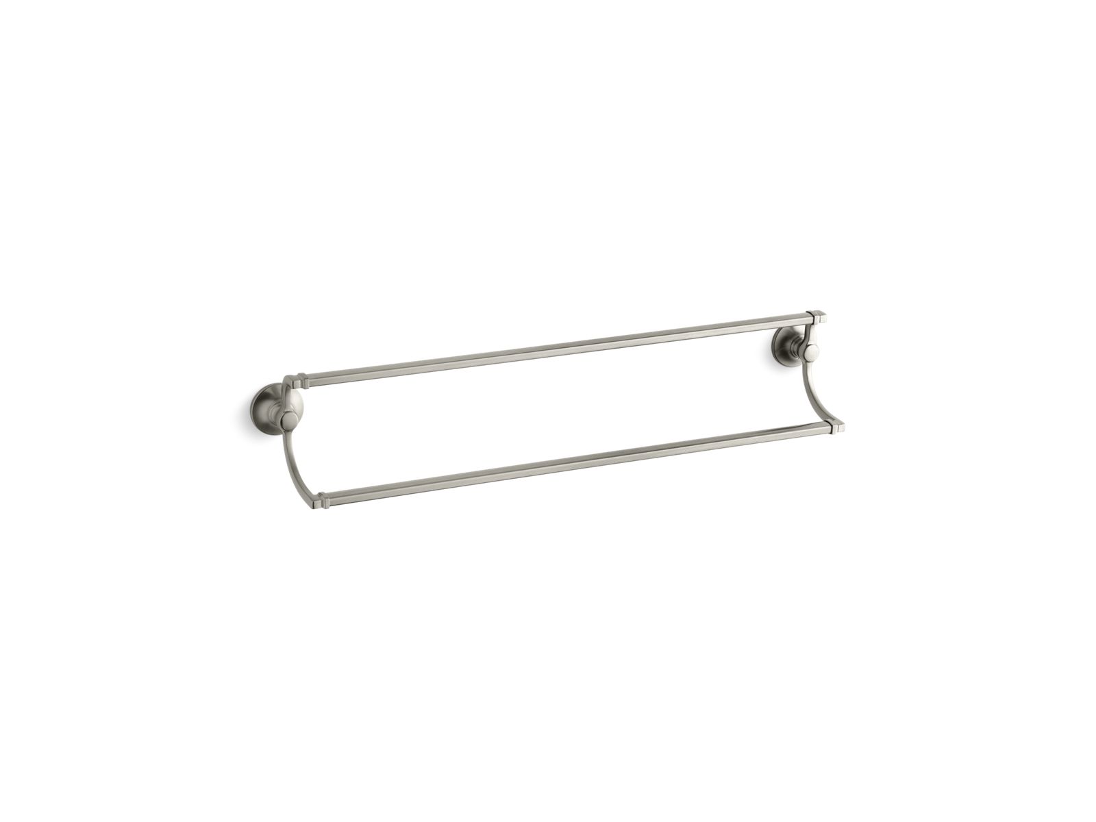 KOHLER K-11413-BN Bancroft 24" Double Towel Bar In Vibrant Brushed Nickel