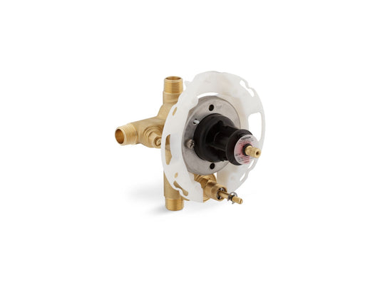 KOHLER K-11748-KS-NA Rite-Temp 1/2" pressure-balancing valve with push-button diverter and screwdriver stops