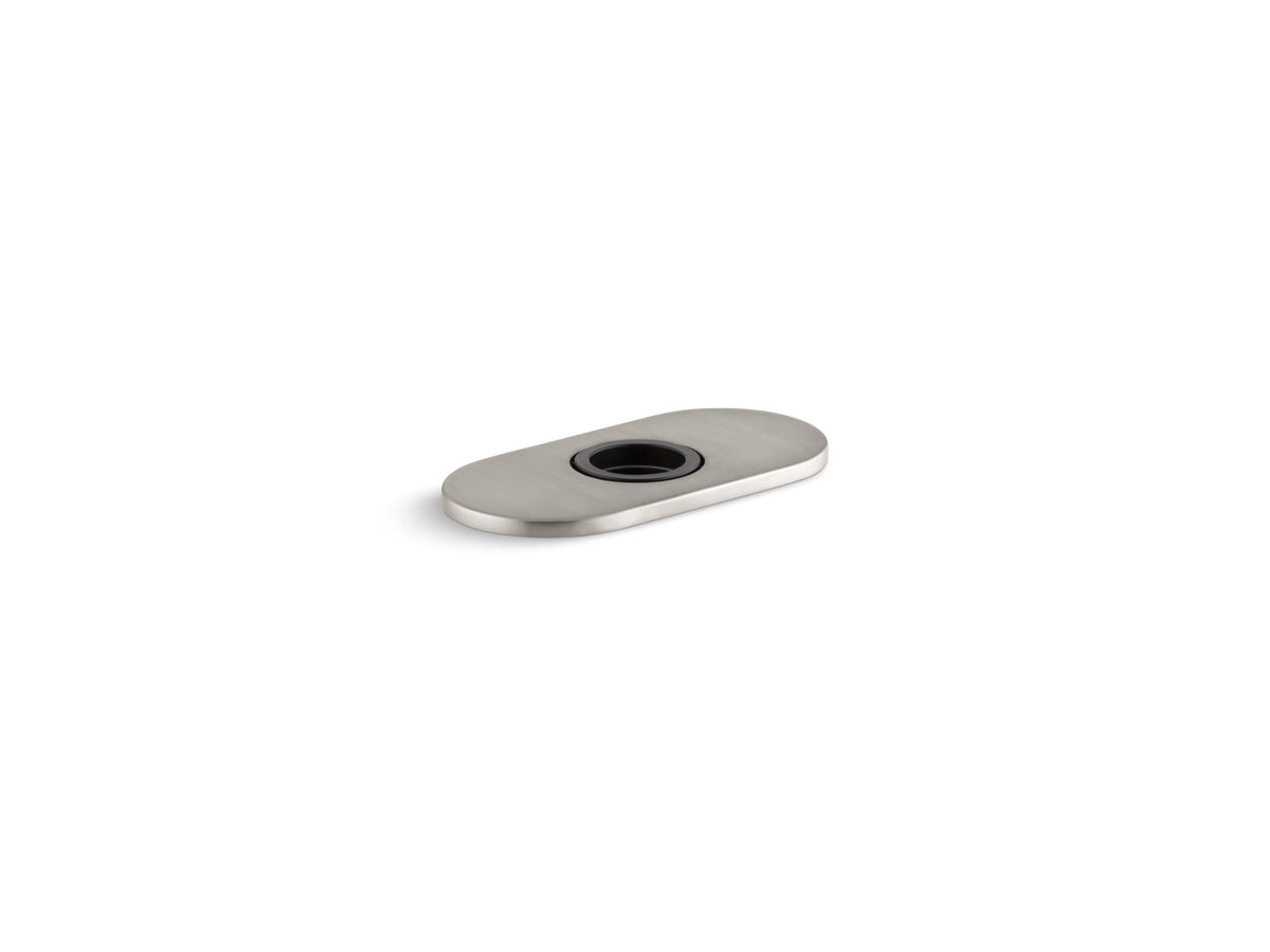 KOHLER K-13478-A-VS 4" Escutcheon Plate For Insight And Kinesis Faucet - Vibrant Stainless