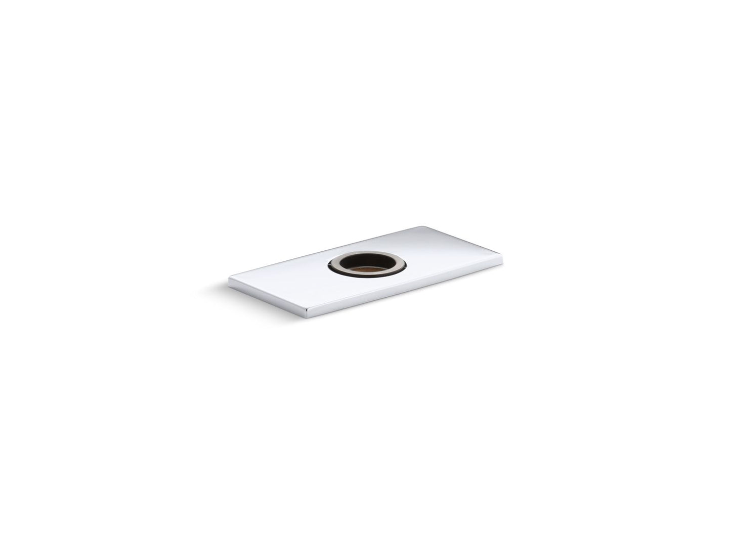 KOHLER K-13478-B-VS 4" escutcheon plate for Insight and Kinesis faucet - Vibrant Stainless