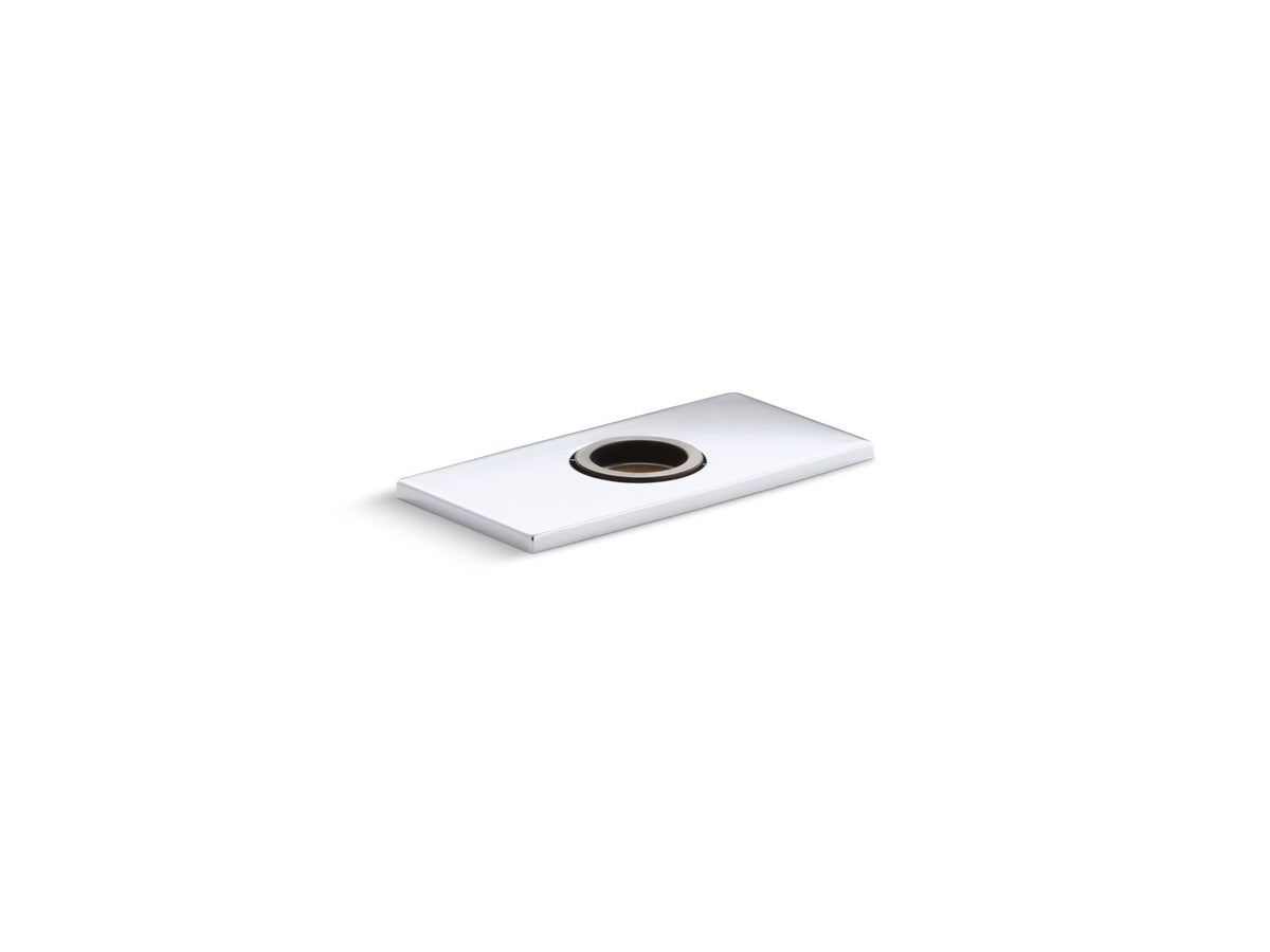 KOHLER K-13478-B-CP 4" Escutcheon Plate For Insight And Kinesis Faucet - Polished Chrome