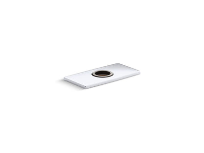 KOHLER K-13478-B-CP 4" escutcheon plate for Insight and Kinesis faucet - Polished Chrome