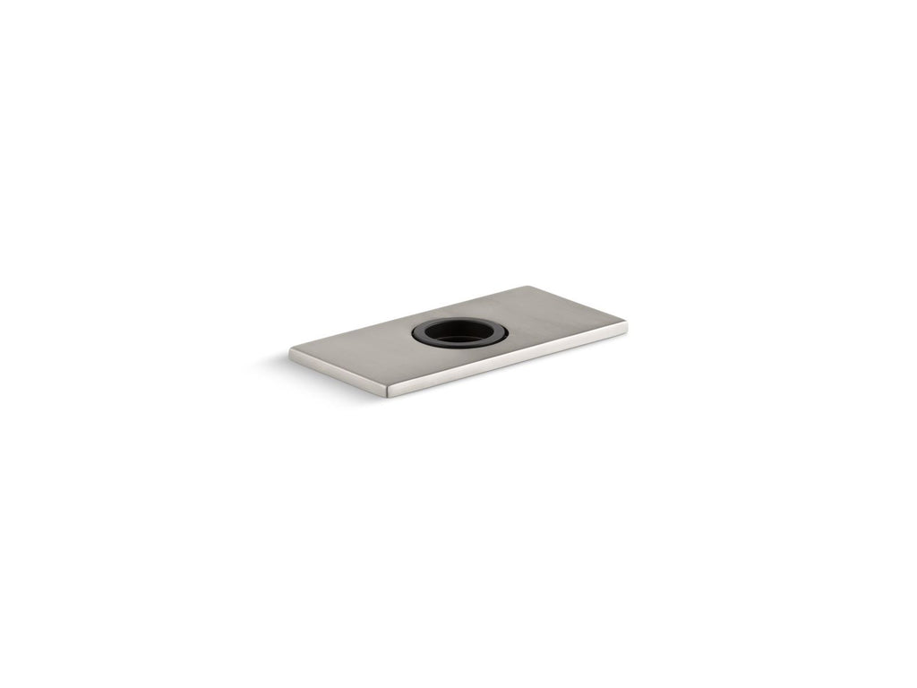 KOHLER K-13478-B-VS 4" Escutcheon Plate For Insight And Kinesis Faucet - Vibrant Stainless