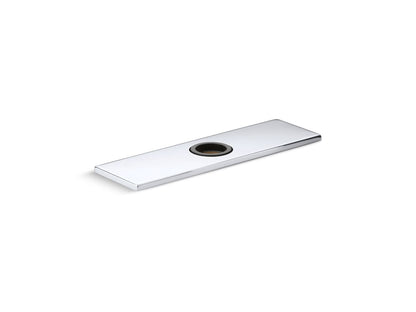 KOHLER K-13479-B-CP 8" escutcheon plate for Insight and Kinesis faucet - Polished Chrome