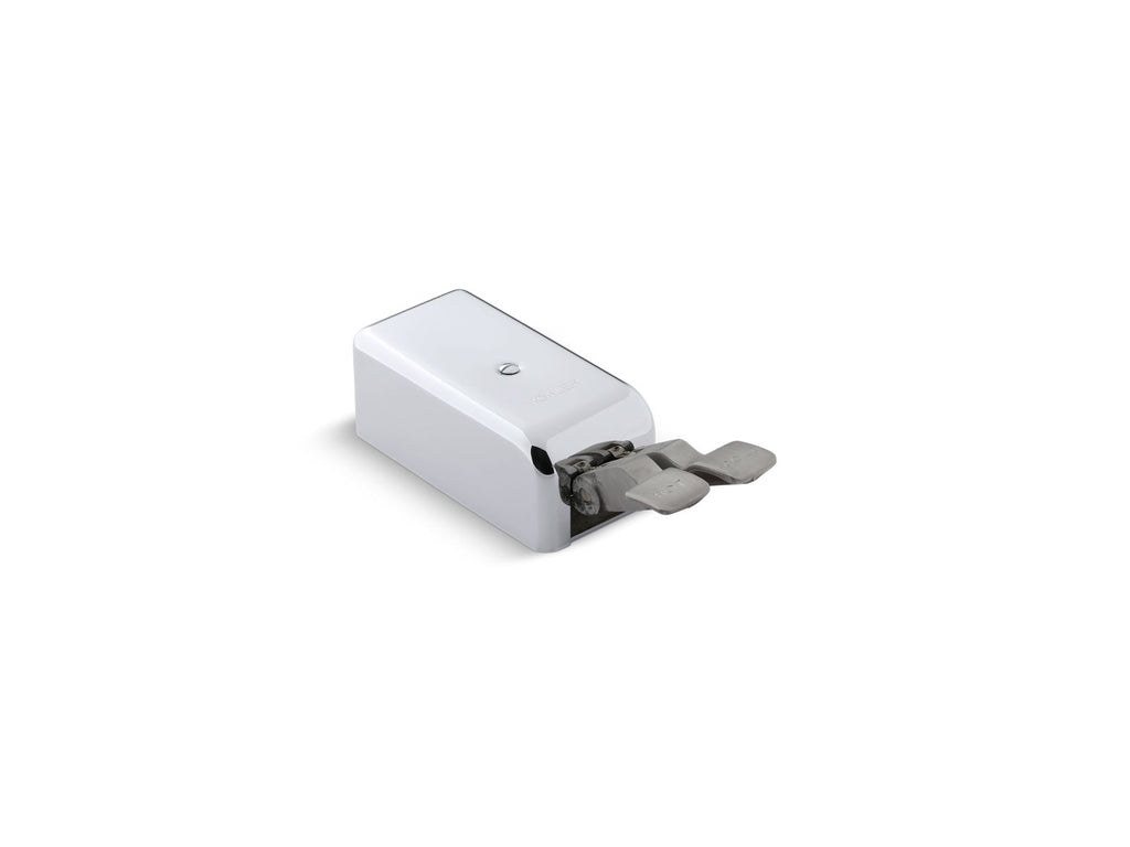 KOHLER K-13808-CP Double Floor-Mount Foot Control - Polished Chrome