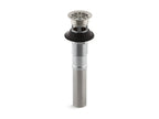 KOHLER K-7129-A-BN Bathroom Sink Grid Drain With Overflow - Vibrant Brushed Nickel
