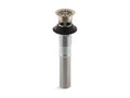 KOHLER K-7129-A-BV Bathroom Sink Grid Drain With Overflow - Vibrant Brushed Bronze