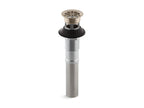 KOHLER K-7129-A-BV Bathroom Sink Grid Drain With Overflow - Vibrant Brushed Bronze