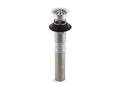 KOHLER K-7129-A-CP Bathroom Sink Grid Drain With Overflow - Polished Chrome