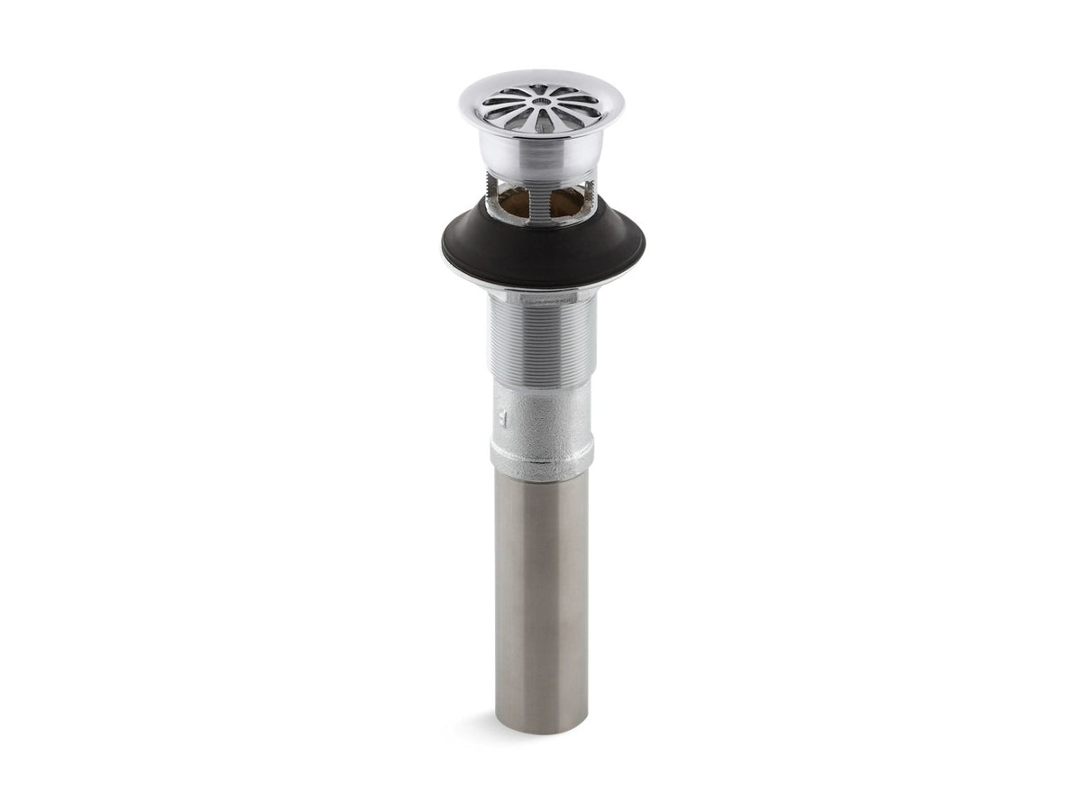 KOHLER K-7129-A-CP Bathroom Sink Grid Drain With Overflow - Polished Chrome