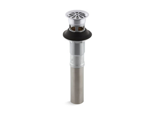 KOHLER K-7129-A-CP Bathroom sink grid drain with overflow - Polished Chrome