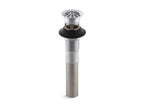 KOHLER K-7129-A-2MB Bathroom Sink Grid Drain With Overflow - Vibrant Brushed Moderne Brass
