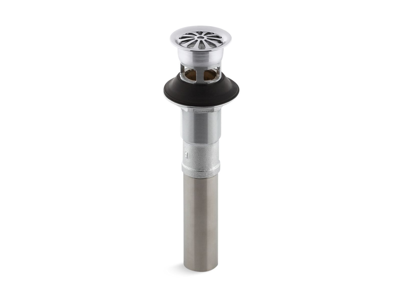 KOHLER K-7129-A-2MB Bathroom Sink Grid Drain With Overflow - Vibrant Brushed Moderne Brass