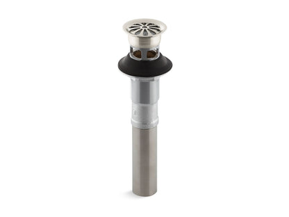 KOHLER K-7129-A-SN Bathroom sink grid drain with overflow - Vibrant Polished Nickel