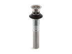 KOHLER K-7129-A-VS Bathroom Sink Grid Drain With Overflow - Vibrant Stainless