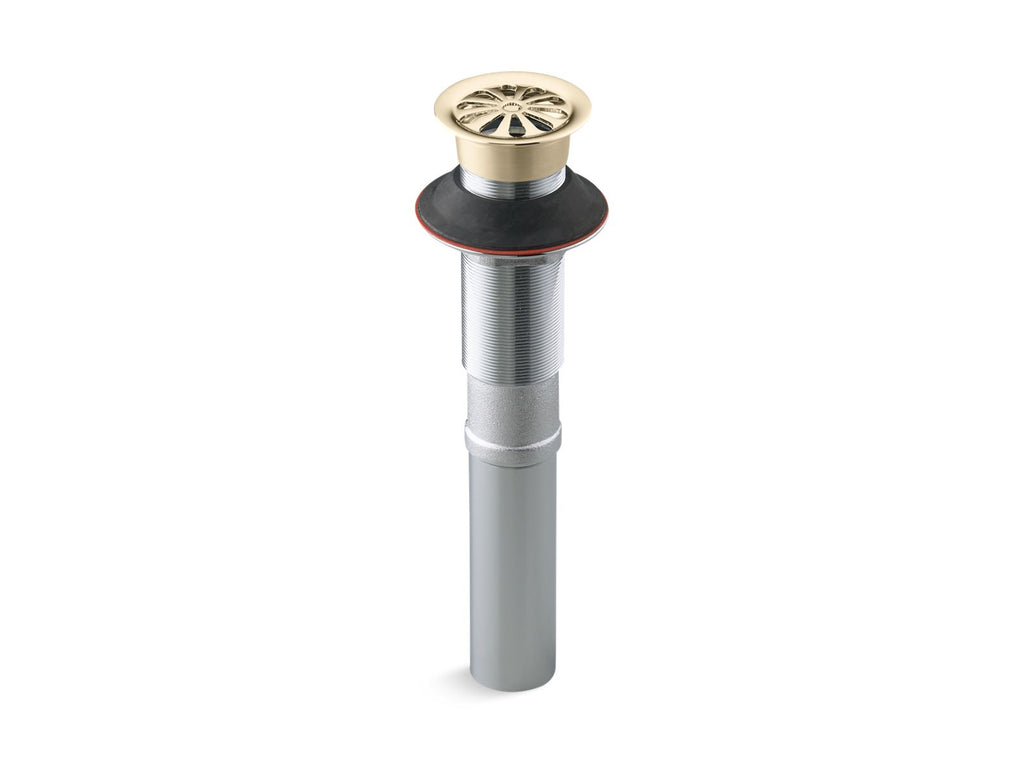 KOHLER K-7129-AF Bathroom Sink Grid Drain Without Overflow - Vibrant French Gold