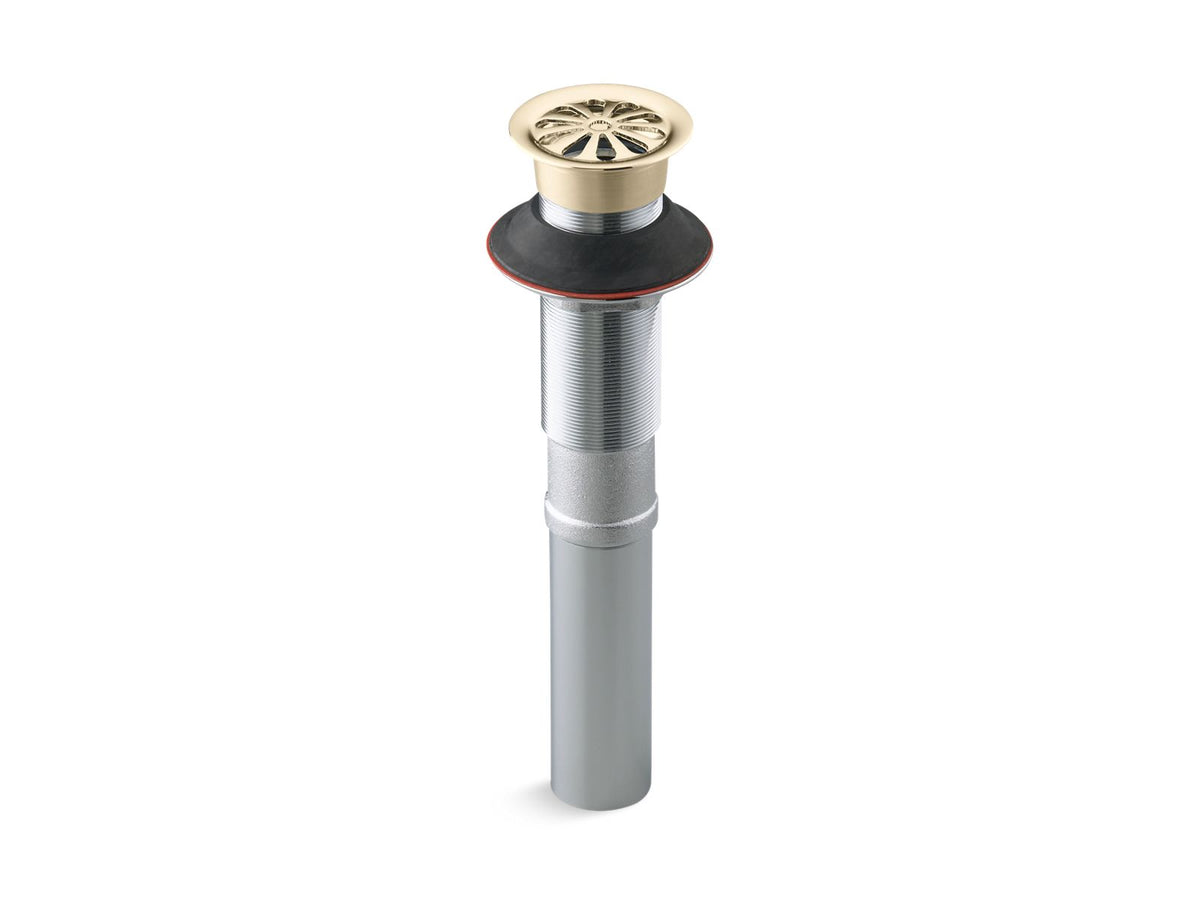 KOHLER K-7129-AF Bathroom Sink Grid Drain Without Overflow - Vibrant French Gold