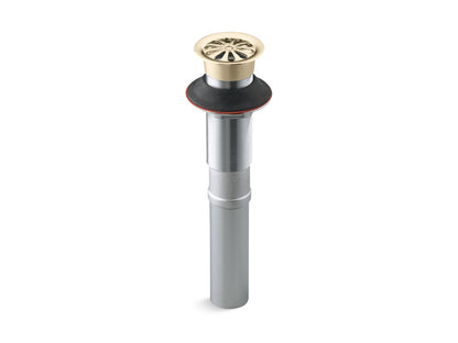 KOHLER K-7129-AF Bathroom sink grid drain without overflow - Vibrant French Gold