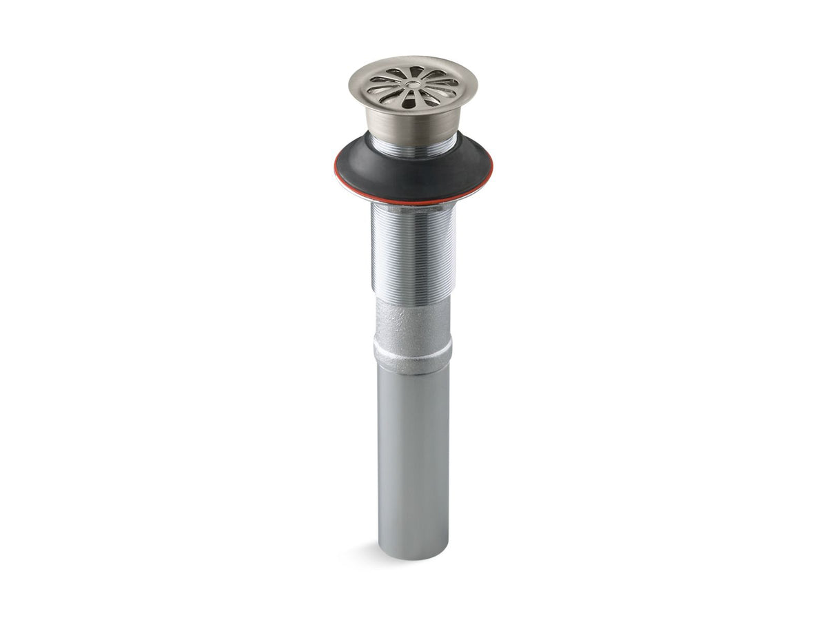 KOHLER K-7129-BN Bathroom Sink Grid Drain Without Overflow - Vibrant Brushed Nickel