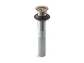 KOHLER K-7129-BV Bathroom Sink Grid Drain Without Overflow - Vibrant Brushed Bronze
