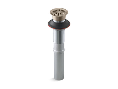 KOHLER K-7129-BV Bathroom sink grid drain without overflow - Vibrant Brushed Bronze