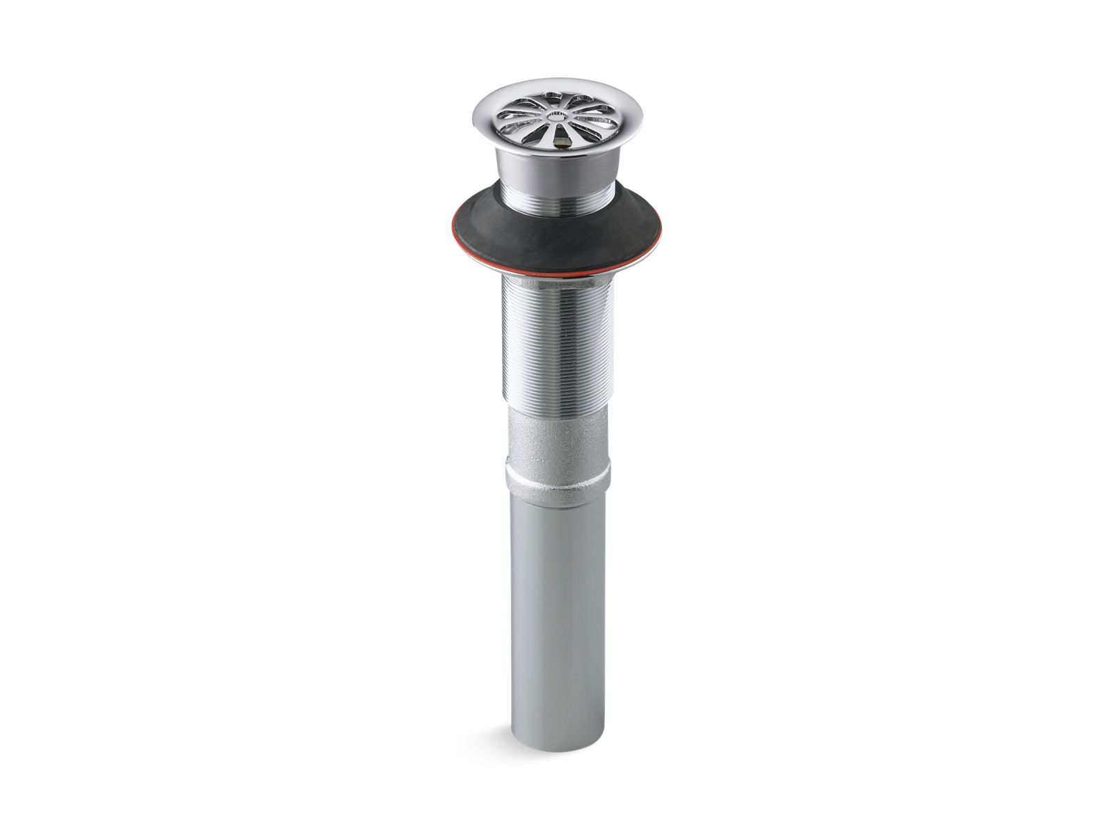 KOHLER K-7129-CP Bathroom Sink Grid Drain Without Overflow - Polished Chrome