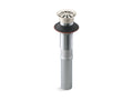 KOHLER K-7129-SN Bathroom Sink Grid Drain Without Overflow - Vibrant Polished Nickel