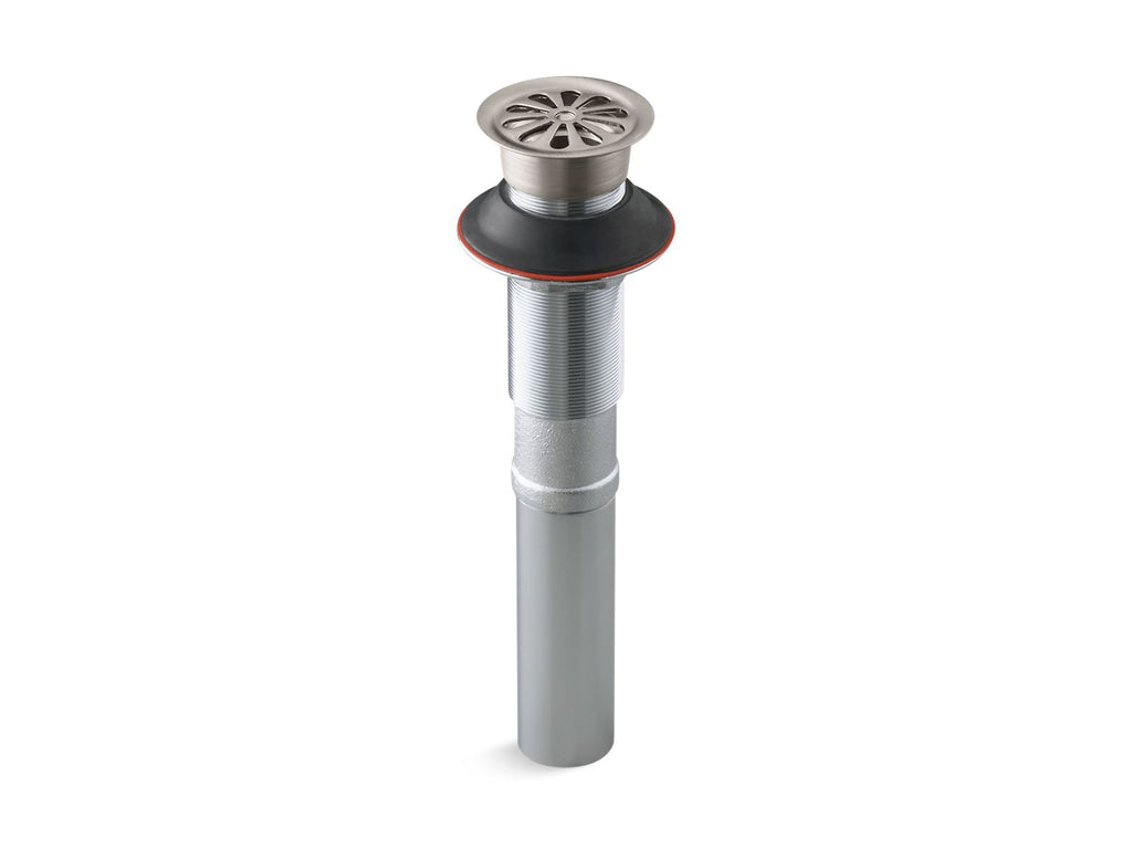 KOHLER K-7129-VS Bathroom Sink Grid Drain Without Overflow - Vibrant Stainless