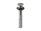 KOHLER K-7129-VS Bathroom Sink Grid Drain Without Overflow - Vibrant Stainless