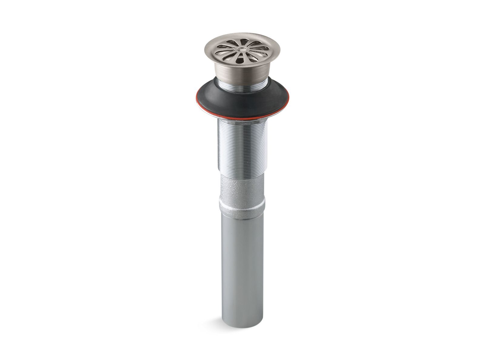 KOHLER K-7129-VS Bathroom Sink Grid Drain Without Overflow - Vibrant Stainless