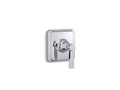 KOHLER K-T13174-4A-CP Pinstripe Pure Mastershower Volume Control Valve Trim With Lever Handle - Polished Chrome