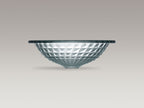KOHLER K-2361-TG3 Kallos 16" Round Undermount Bathroom Sink, No Overflow - Translucent Doe