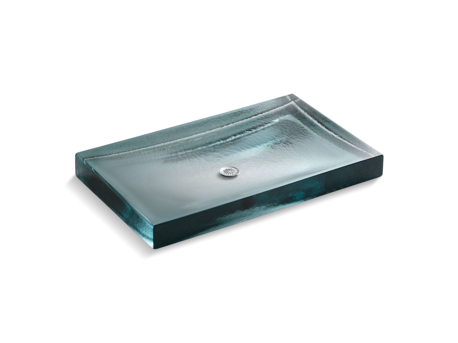 KOHLER K-2369-CG-B11 Antilia 28-3/4" Rectangular Vessel Bathroom Sink, No Overflow - Ice