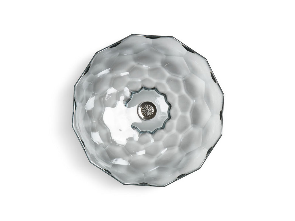 KOHLER K-2373-TG2 Briolette 17-1/2" Round Vessel Bathroom Sink, No Overflow - Translucent Dew