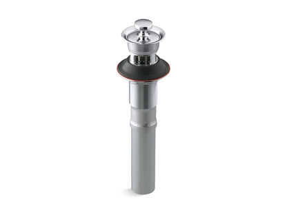 KOHLER K-7127-A-CP Bathroom sink drain with overflow and non-removable metal stopper - Polished Chrome