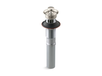 KOHLER K-7127-A-SN Bathroom sink drain with overflow and non-removable metal stopper - Vibrant Polished Nickel