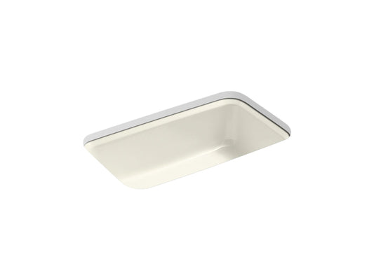 KOHLER K-5832-5U-96 Bakersfield 31" Undermount Single-Bowl Kitchen Sink In Biscuit