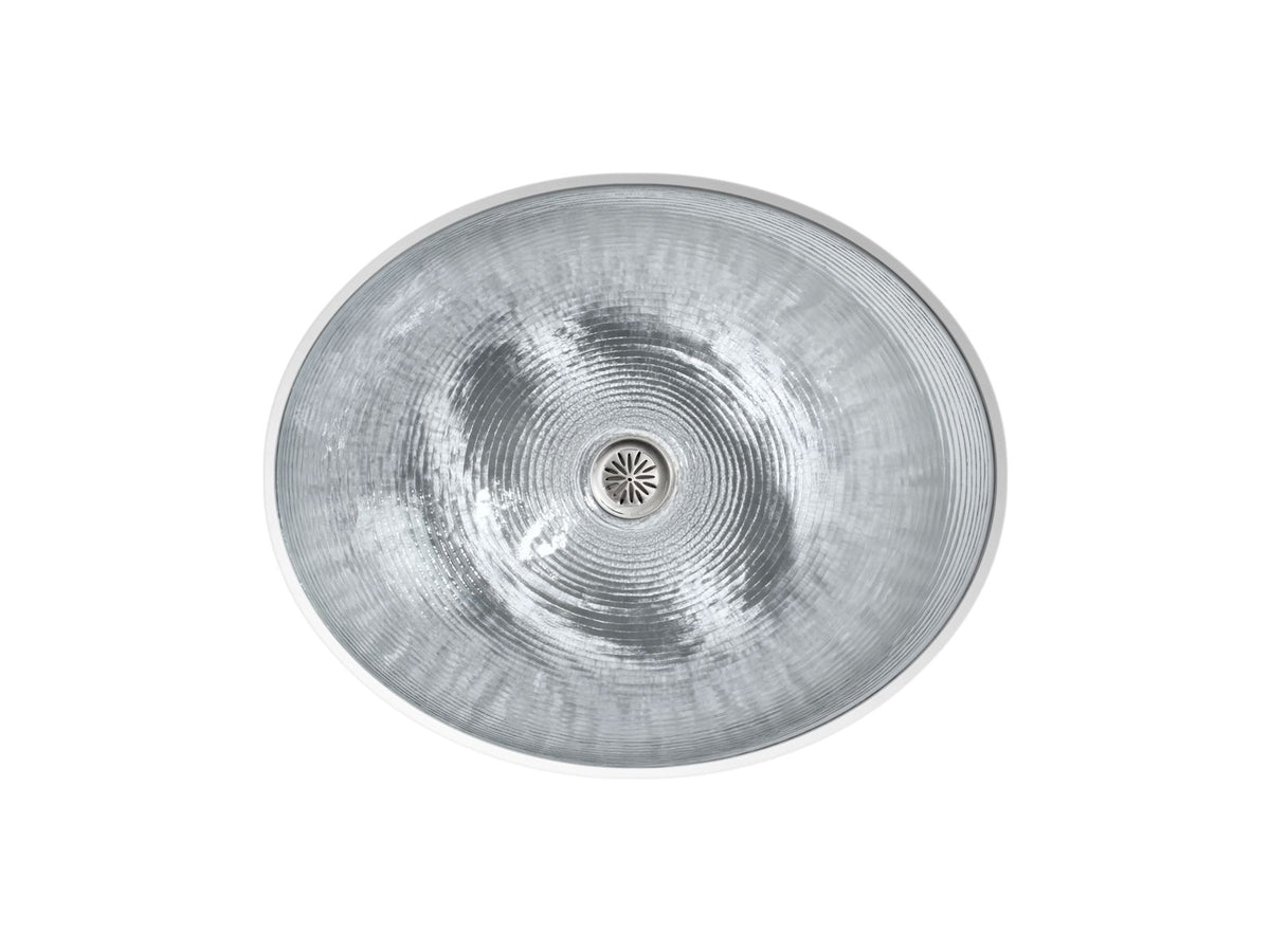 KOHLER K-2741-TG8 Whist 19" Oval Undermount Bathroom Sink, No Overflow - Translucent Stone