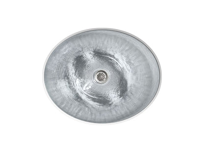 KOHLER K-2741-B11 Whist 19" oval undermount bathroom sink, no overflow - Ice