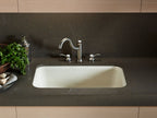 KOHLER K-5832-5U-0 Bakersfield 31" Undermount Single-Bowl Kitchen Sink - White