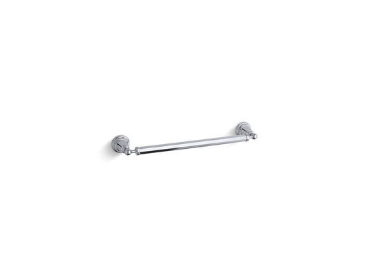 KOHLER K-13108-CP Pinstripe 18" Towel Bar In Polished Chrome