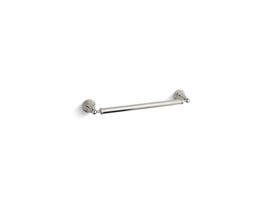 KOHLER K-13108-SN Pinstripe 18" Towel Bar In Vibrant Polished Nickel