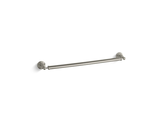 KOHLER K-13109-BN Pinstripe 24" Towel Bar In Vibrant Brushed Nickel