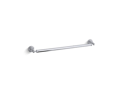KOHLER K-13109-SN Pinstripe 24" towel bar - Vibrant Polished Nickel