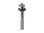 KOHLER K-7127-BV Bathroom Sink Drain With Non-Removable Metal Stopper And Without Overflow - Vibrant Brushed Bronze