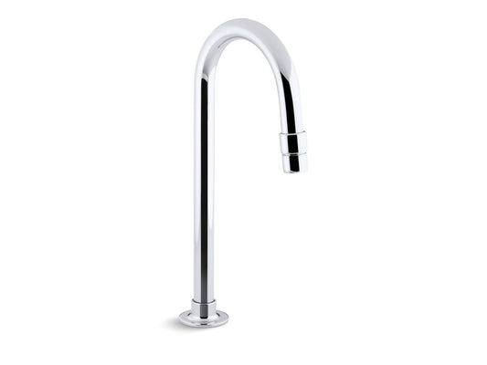 KOHLER K-13770-CP Bathroom sink gooseneck spout with aerator - Polished Chrome