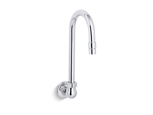 KOHLER K-13782-CP Sink Gooseneck Spout With Aerator In Polished Chrome