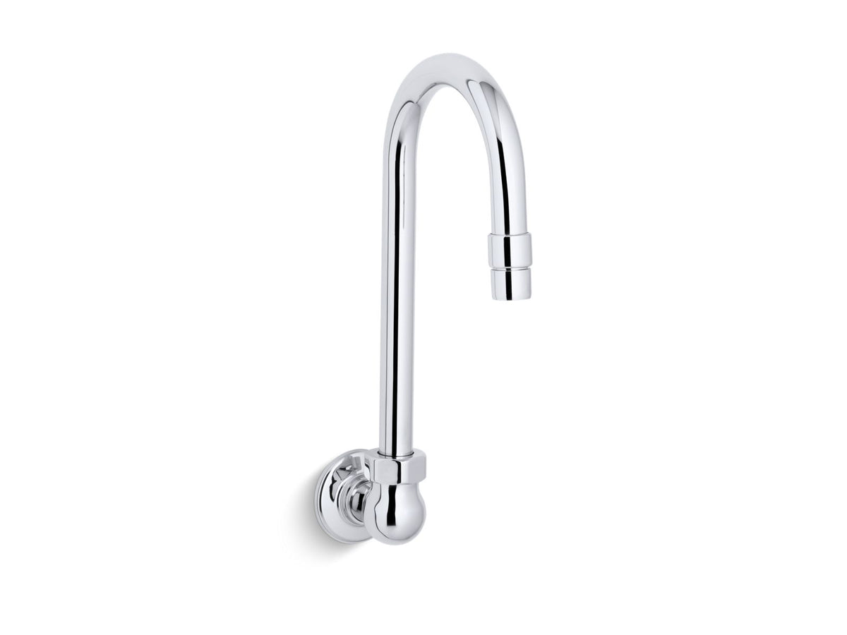 KOHLER K-13782-CP Sink Gooseneck Spout With Aerator - Polished Chrome