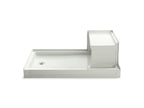 KOHLER K-1979-0 Tresham 60" X 36" Alcove Shower Base, Left Drain - White