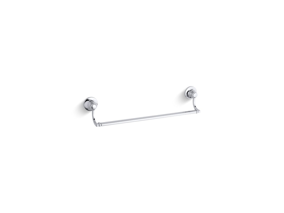 KOHLER K-11410-CP Bancroft 18" Towel Bar In Polished Chrome